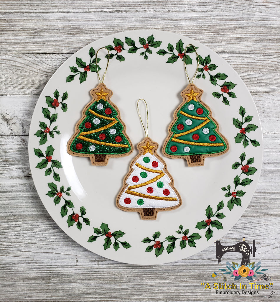 ITH Iced Christmas Tree Cookie Ornament