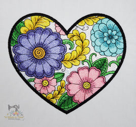 Flower Garden Heart