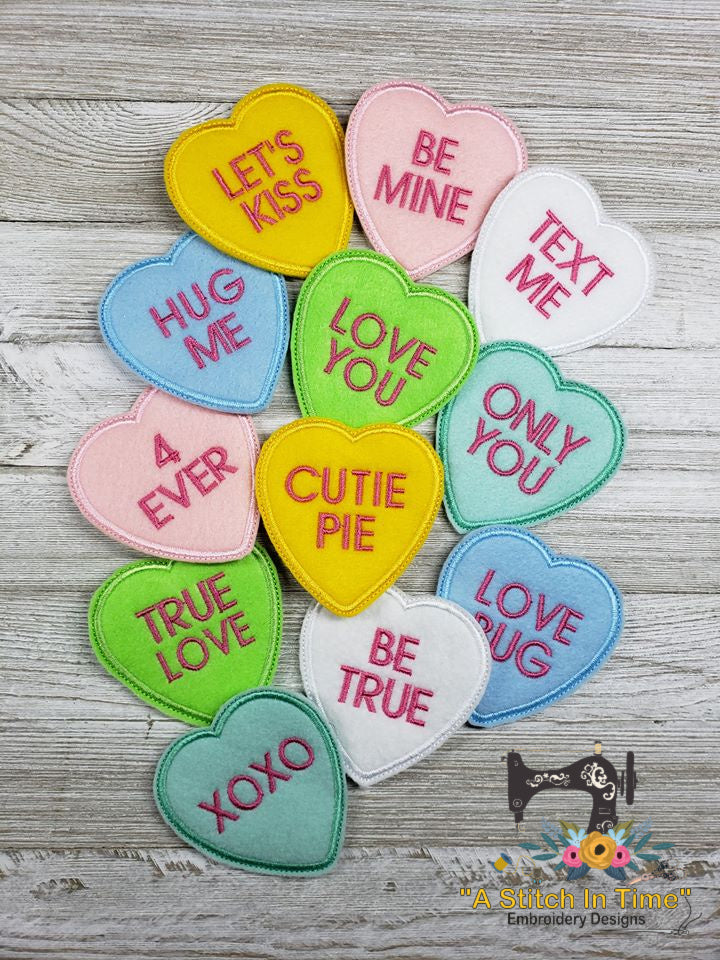 ITH Conversation Hearts Set of 12