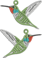 FSL Hummingbird Earrings