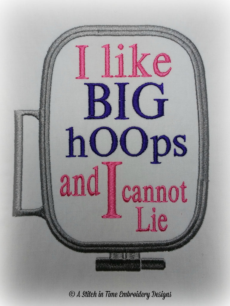 I Like Big Hoops for 5x7 hoop