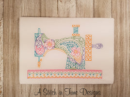 PAISLEY SEWING MACHINE FOR 6x10 HOOP