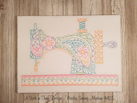 PAISLEY SEWING MACHINE FOR 9x14 HOOP
