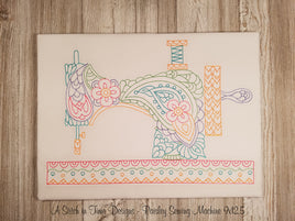 PAISLEY SEWING MACHINE FOR 9x14 HOOP