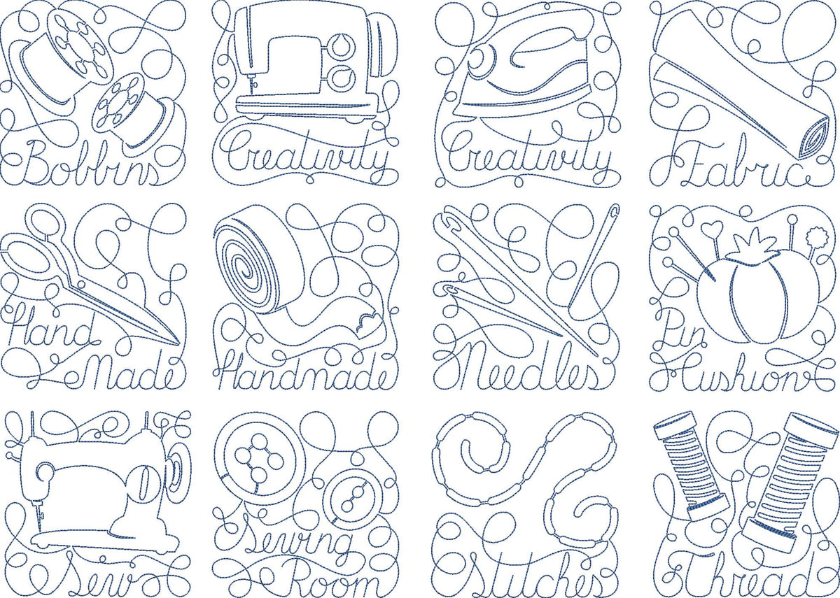 Redwork & Line Designs| A Stitch in Time Embroidery Designs