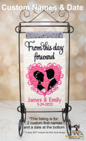 CUSTOM Names and Date for ITH Marriage Mini Quilt - PLEASE READ before purchasing