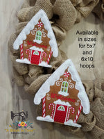 ITH Wreath Decor Gingerbread House (5x7 Hoops)