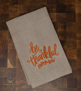 Be Thankful