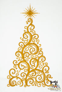 Scroll Christmas Tree Set