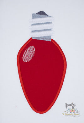 Christmas Light Applique