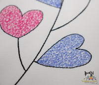 Valentine Flower Sketch Set