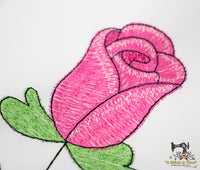 Valentine Flower Sketch Set