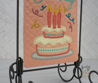 ITH Happy Birthday Mini Quilt
