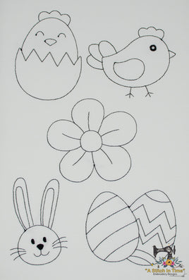 Easter Redwork Design Set
