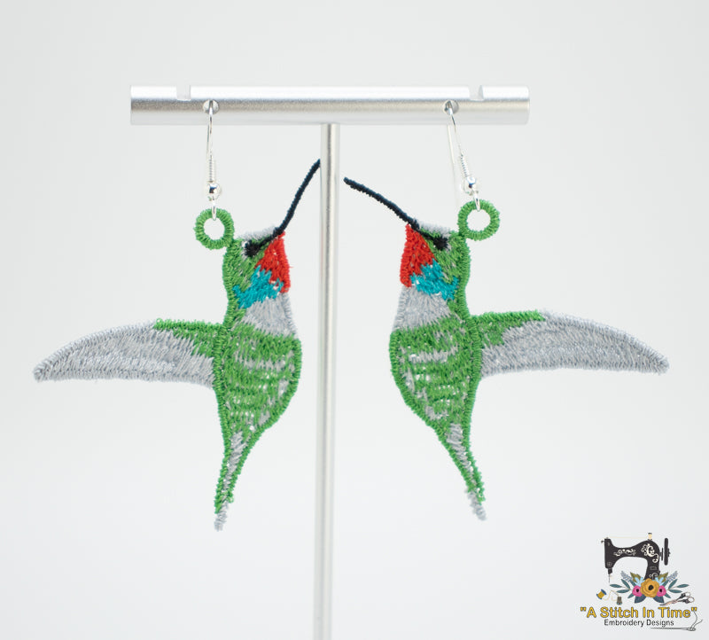 FSL Hummingbird Earrings