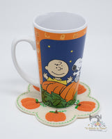 ITH Pumpkin Mug Rug