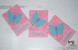 ITH Butterfly Mug Rug Set