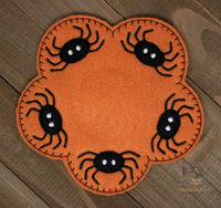 ITH Spider Mug Rug (set of 2)