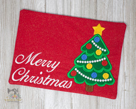 ITH Christmas Tree Mug Rug 2