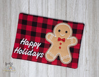 ITH Gingerbread Mug Rug