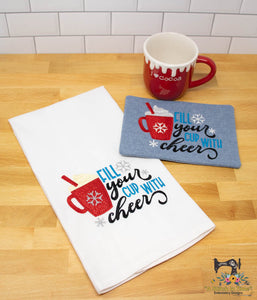 ITH Cup of Cheer Mug Rug Set