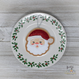 ITH Iced Santa Cookie Ornament