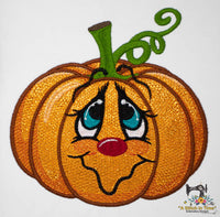 Cute Face Pumpkin - Mylar Design