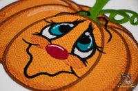 Cute Face Pumpkin - Mylar Design