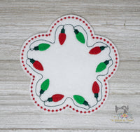 ITH Christmas Lights Mug Rug