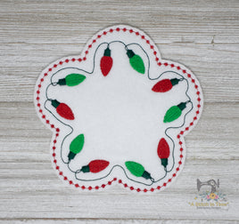 ITH Christmas Lights Mug Rug