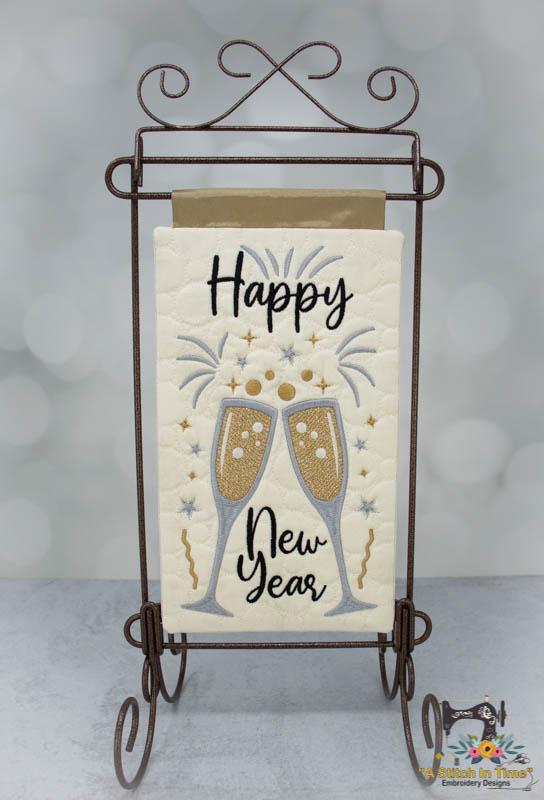 ITH Happy New Year Mini Quilt