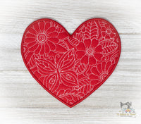 ITH Quilted Heart Mug Rug
