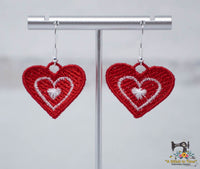 FSL Heart Earrings Set
