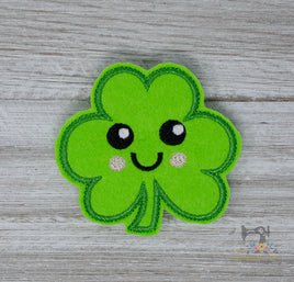 ITH Smiley Shamrock Feltie