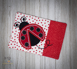 ITH LadyBug Mug Rug