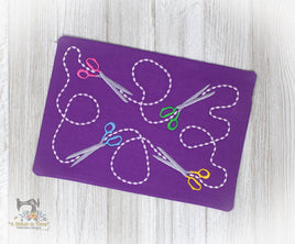 ITH Scissors Mug Rug 2