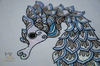 Shimmery Seahorse 4.25 x 10.00