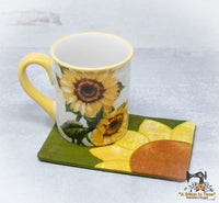 ITH Sunflower Mug Rug