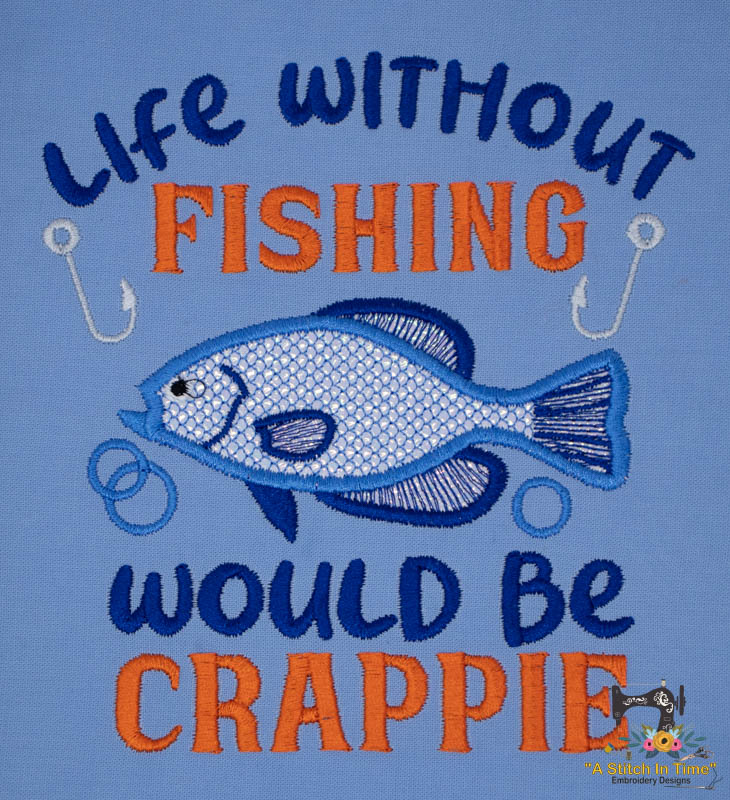 Life without Fishing (mylar fish)
