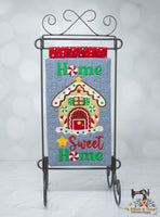 ITH Gingerbread House Mini Quilt