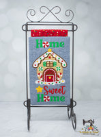 ITH Gingerbread House Mini Quilt