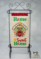 ITH Gingerbread House Mini Quilt