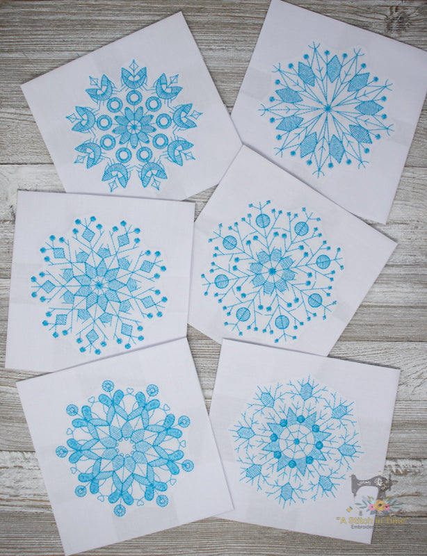 Delicate Snowflakes Set of 6