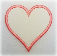 Patch 3 inch Heart - Blank