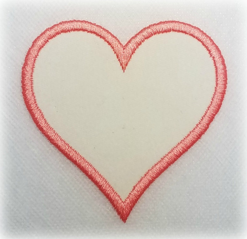 Heart Butterfly Applique Machine Embroidery, Sweet Stitch Design